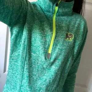 Ivory Ella quarter-zip fleece